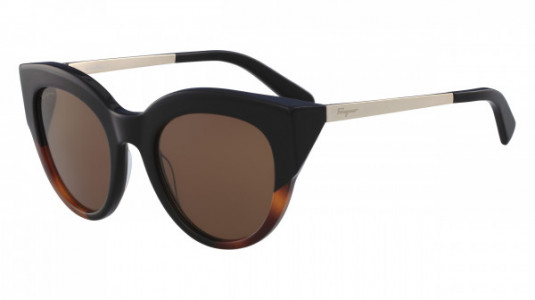 Ferragamo SF855S Sunglasses, (006) BLACK/HAVANA