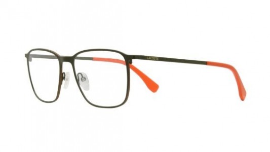 Lacoste L2233 Eyeglasses, (317) MATTE KHAKI