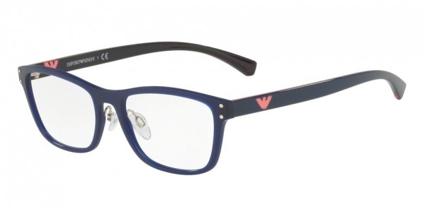 Emporio Armani EA3113 Eyeglasses, 5563 TRANSPARENT BLUE (BLUE)
