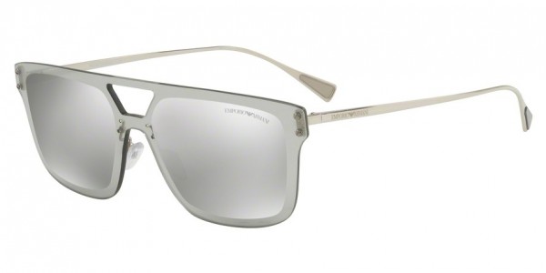 Emporio Armani EA2048 Sunglasses, 30156G SILVER (SILVER)