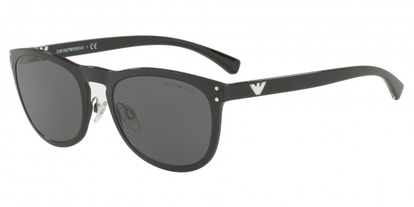 Emporio Armani EA4098 Sunglasses, 501787 BLACK (BLACK)