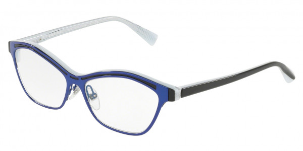 Alain Mikli A03071 Eyeglasses, 004 TOP BLACK GLITTER/WHITE BLUE (BLUE)