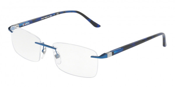 Starck Eyes SH2023 Eyeglasses, 0004 BLUE (BLUE)