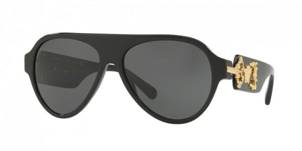 Versace VE4323 Sunglasses, GB1/87 BLACK (BLACK)