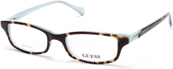Guess GU2292 Eyeglasses, 056 - Havana/other