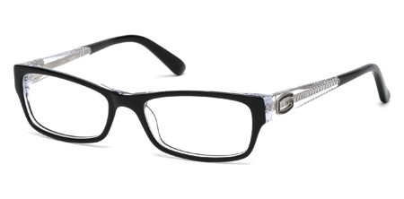 Guess GU-2373 (GU 2373) Eyeglasses, B84 (BLK) - Black