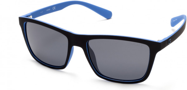 Guess GU6889 Sunglasses, 05D - Black/other / Smoke Polarized