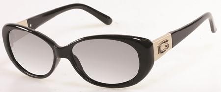 Guess GU-7261 (GU 7261) Sunglasses, C95 (BLKGLD-3) - Black / Gold