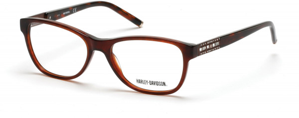 Harley-Davidson HD0539 Eyeglasses, 048 - Shiny Dark Brown