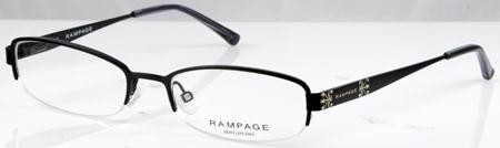 Rampage RA-0123 (R 123) Eyeglasses, B84 (BLK) - Black