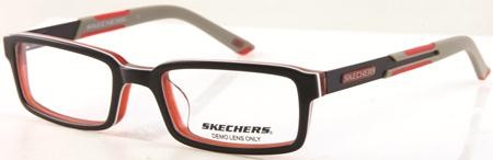 Skechers SE-1027 (SK 1027) Eyeglasses, AA6 (DKBLRD)