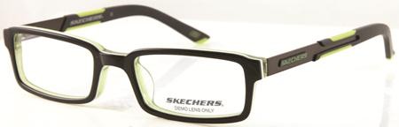 Skechers SE-1027 (SK 1027) Eyeglasses, C99 (BLKGRN)