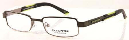 Skechers SE-1028 (SK 1028) Eyeglasses, AB7 (GRNGUN)