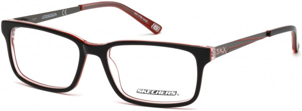 Skechers SE1141 Eyeglasses, 001 - Shiny Black