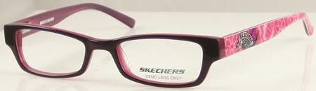 Skechers SE-1500 (SK 1500) Eyeglasses, O81 (PURPK)
