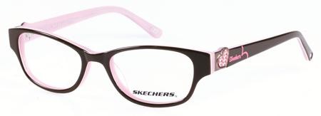 Skechers SE-1524 (SK 1524) Eyeglasses, E90 (BRNPK)