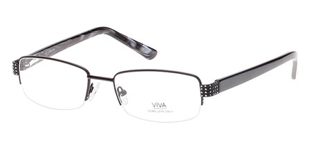 Viva VV-0314 (314) Eyeglasses, P93 (SBLK) - Satin Black