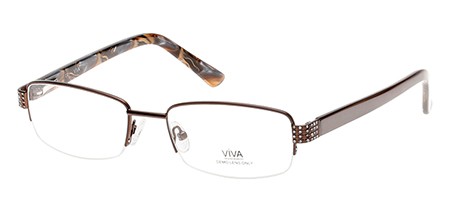 Viva VV-0314 (314) Eyeglasses, Q11 (SBRN) - Satin Brown