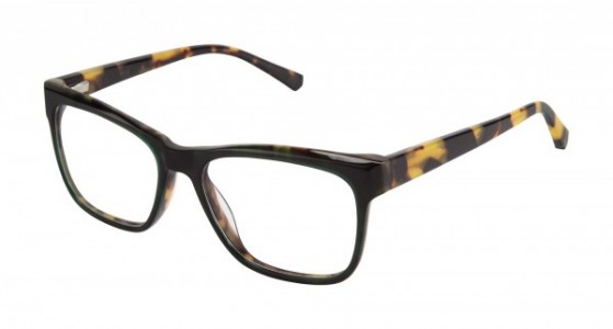 Kate Young K123 Eyeglasses, Green Tortoise (GRN)