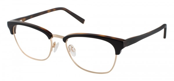 Kate Young K305 Eyeglasses, Black/Gold (BLK)