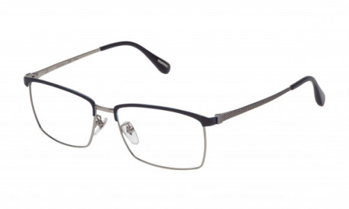 dunhill VDH061 Eyeglasses, Shiny Silver 0E70