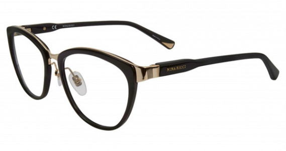 Nina Ricci VNR046 Eyeglasses, Shiny Black 700