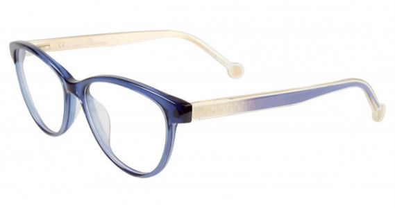 Carolina Herrera VHE677K Eyeglasses, Shiny Blue 0D99