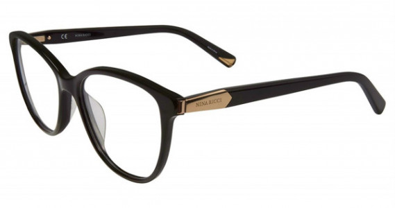 Nina Ricci VNR076 Eyeglasses, Shiny Black 700