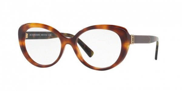 Burberry BE2251 Eyeglasses, 3634 LIGHT HAVANA (HAVANA)