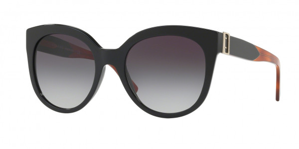 Burberry BE4243 Sunglasses, 36378G BLACK (BLACK)