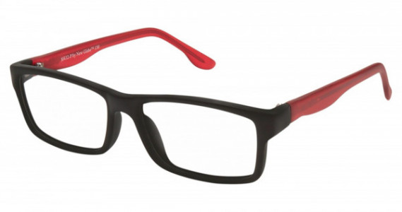 New Globe M432-P Eyeglasses, BLACK/RED