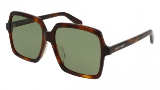 Saint Laurent SL 174/F Sunglasses, 001 - BLACK with GREY lenses