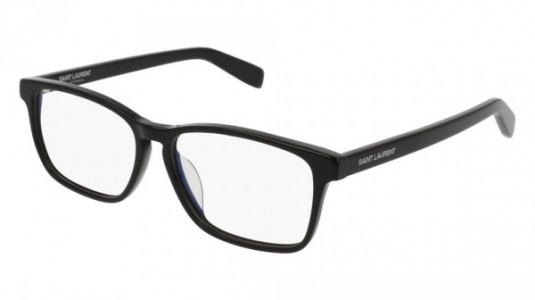 Saint Laurent SL 173/F Eyeglasses, 001 - BLACK