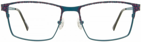 Cote D'Azur Boutique-216 Eyeglasses, 3 - Teal / Grape