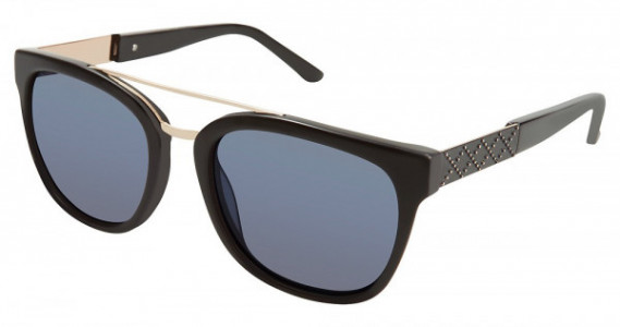 Nicole Miller Spencer Sunglasses, C01 Black (Dark Grey Gradient)