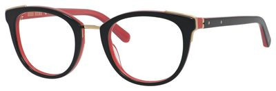 Bobbi Brown The Hemsley Eyeglasses, 0RZ5(00) Black Red