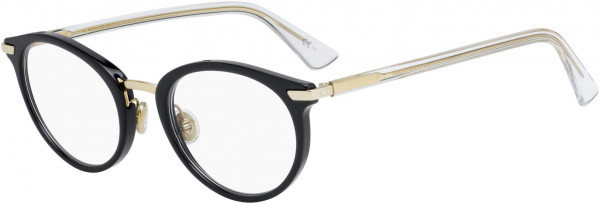 Christian Dior Dioressence 2 Eyeglasses, 07C5 Black Crystal