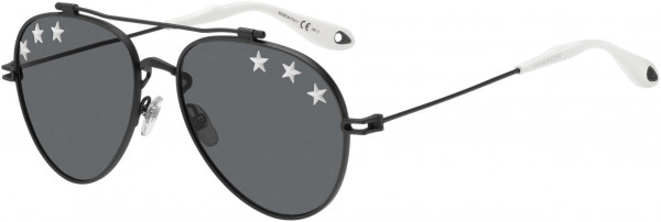 Givenchy GV 7057/STARS Sunglasses, 0807 Black