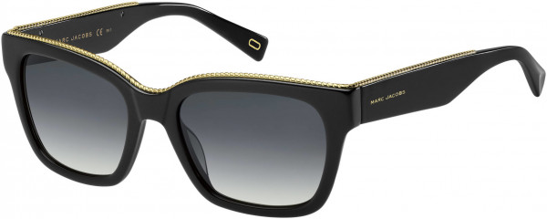 Marc Jacobs MARC 163/S Sunglasses, 0807 Black