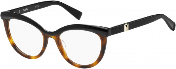 Max Mara MM 1301 Eyeglasses, 0WR7 Black Havana