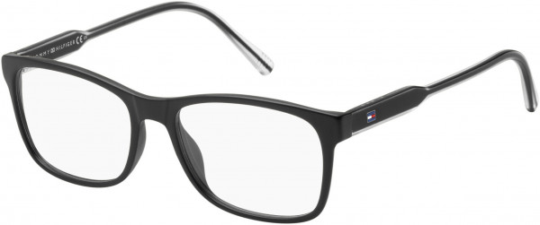 Tommy Hilfiger TH 1444 Eyeglasses, 0EI7 Black Crystal