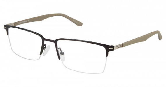 TLG NU018 Eyeglasses, C01 Mt Blk / Grey