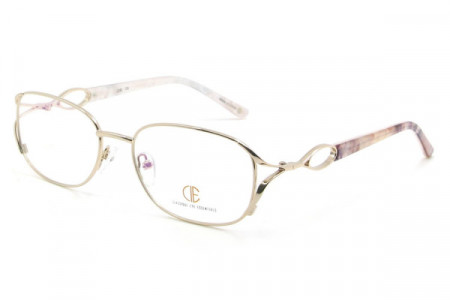 CIE SEC119 Eyeglasses, Gold/Purple/White (3)