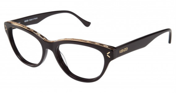 Kenzo G203 Eyeglasses, BLACK (C01)