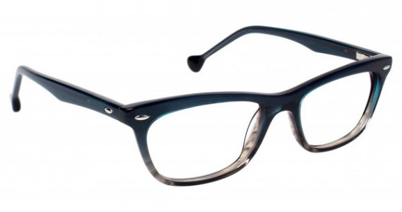 Lisa Loeb LOVED YOU Eyeglasses, Aqua (C3) - Ar Coat