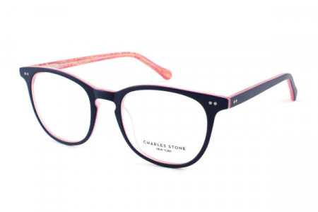 William Morris CSNY550 Eyeglasses, Navy/Pink (C1)