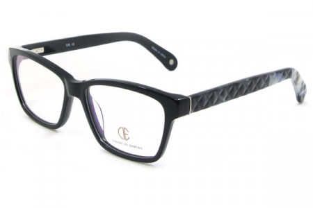 CIE SEC102 Eyeglasses, Black/Grey Pattern (2)