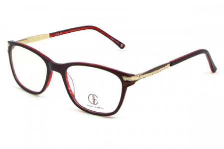 CIE SEC100 Eyeglasses, Red Pattern (2)