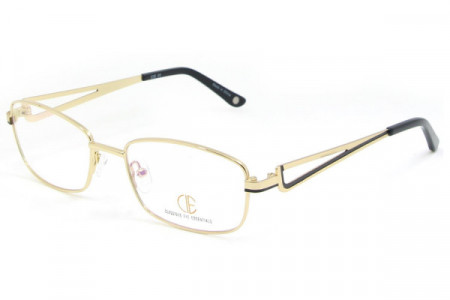 CIE SEC121 Eyeglasses, Gold/Black (1)