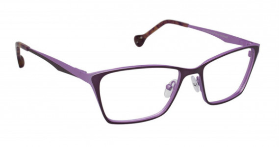 Lisa Loeb AIR Eyeglasses, Plum (C4)